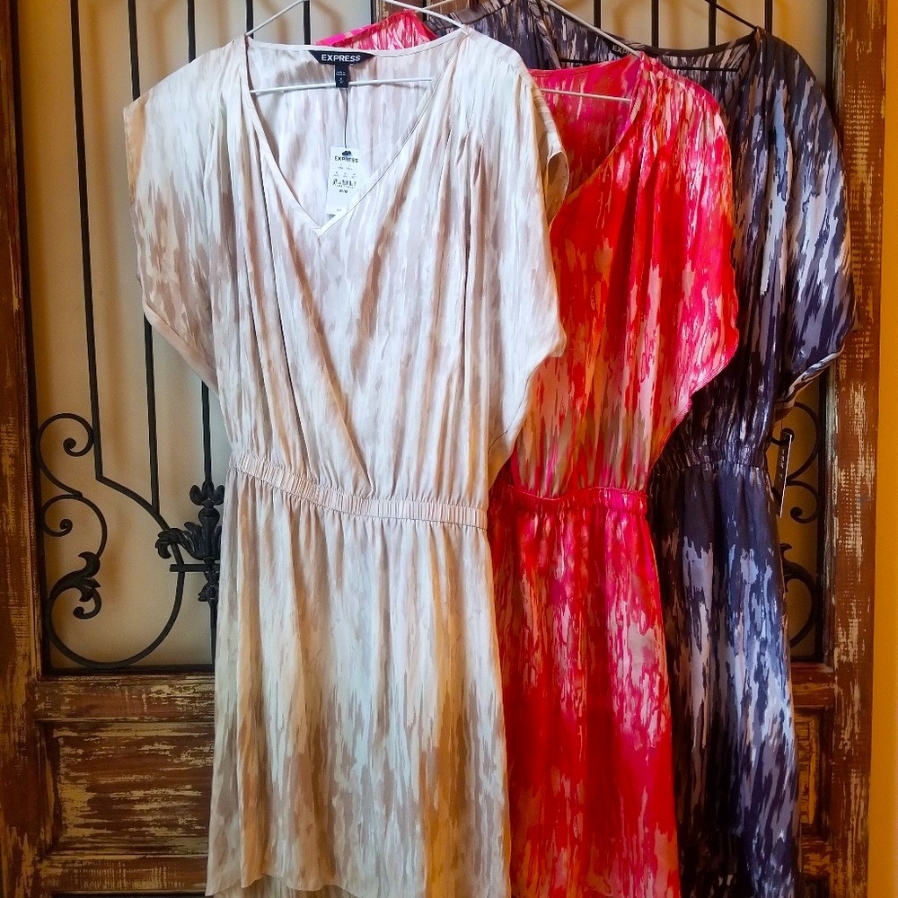Express high low casual dresses